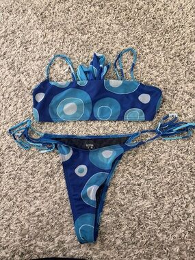 Better Tan Bikini Deep Sea - Top Size Large and Bottom Size Medium
